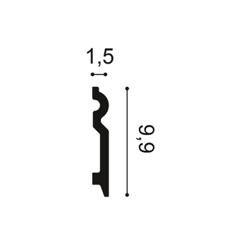 SX137 Плінтуси негнучкий