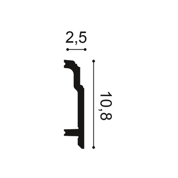 SX155F Плінтуси гнучкий