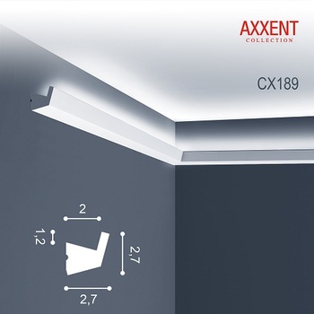 CX189 Карниз негнучкий